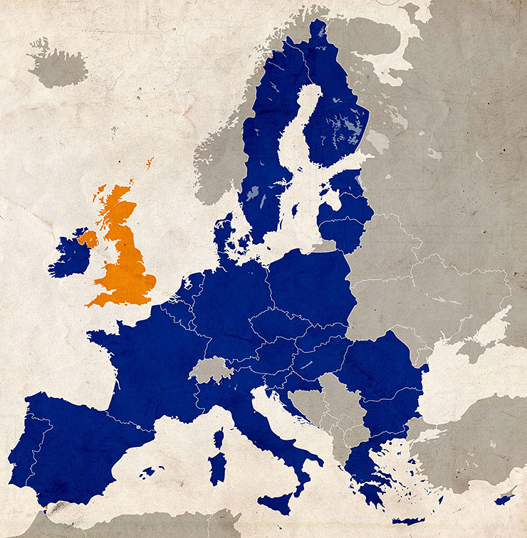 mapa Unión Europea