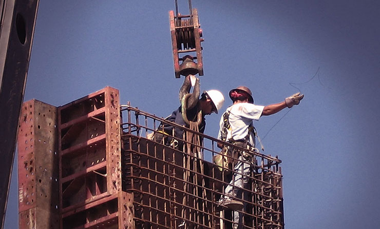 trabajadores de la construccion