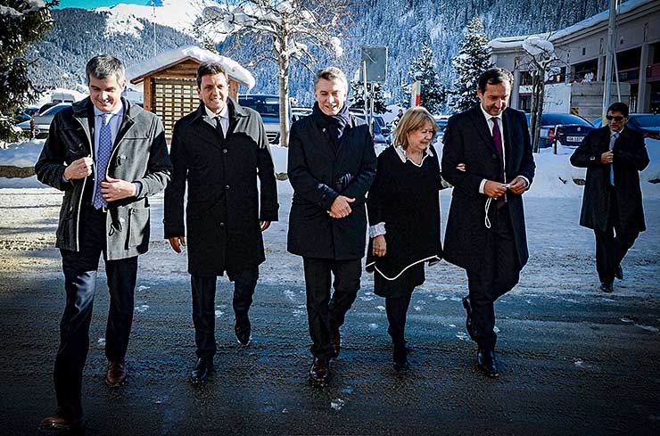 Macri y Massa en Davos